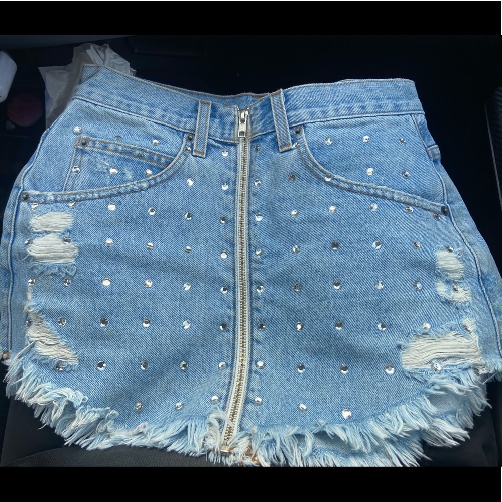 Carmar denim skirt